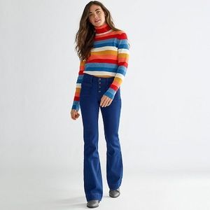 Wrangler Exaggerated Bootcut Button Fly Jeans